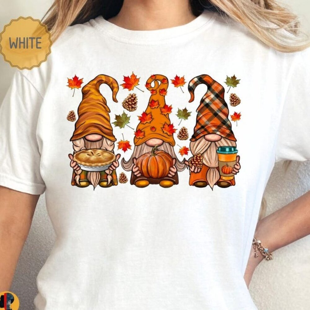 Thankful Gnome Shirt, Fall Gnome Thanksgiving Shirt